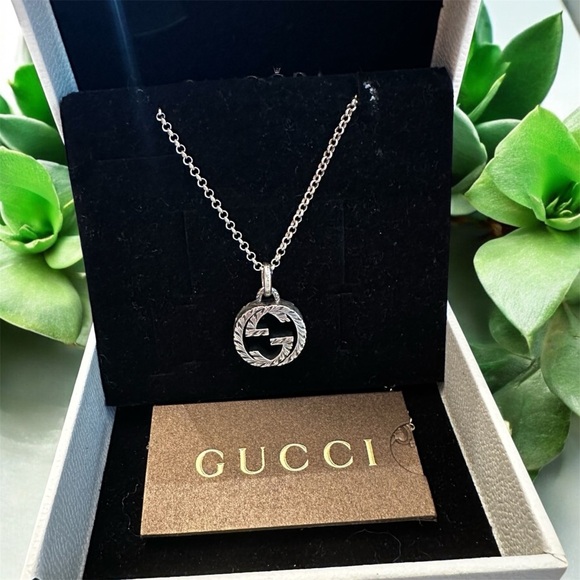 Gucci Interlocking Pendant Necklace - Picture 1 of 7